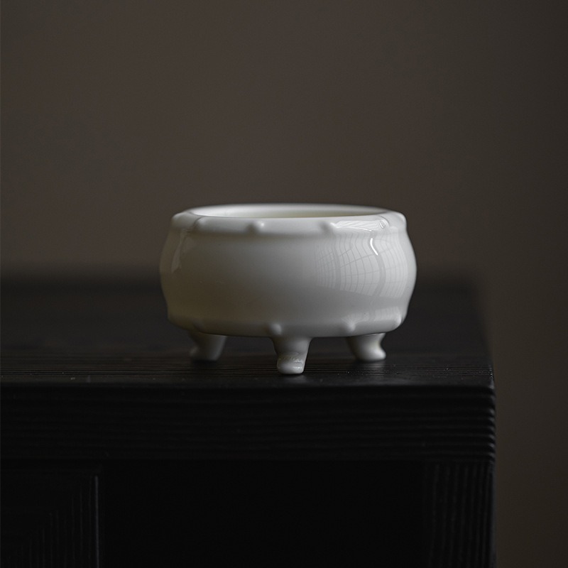 梵悦玉瓷浮雕香爐