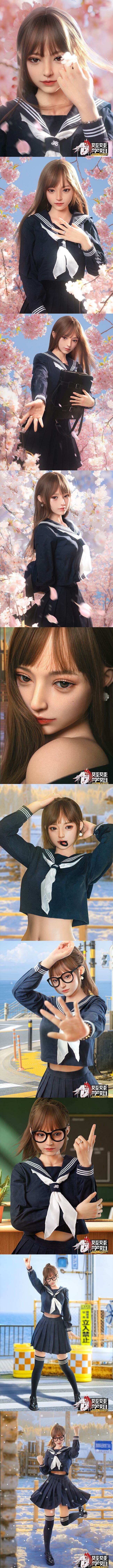 娃娃學姐 夢舒 全矽膠 163cm doll senior silicon sex doll