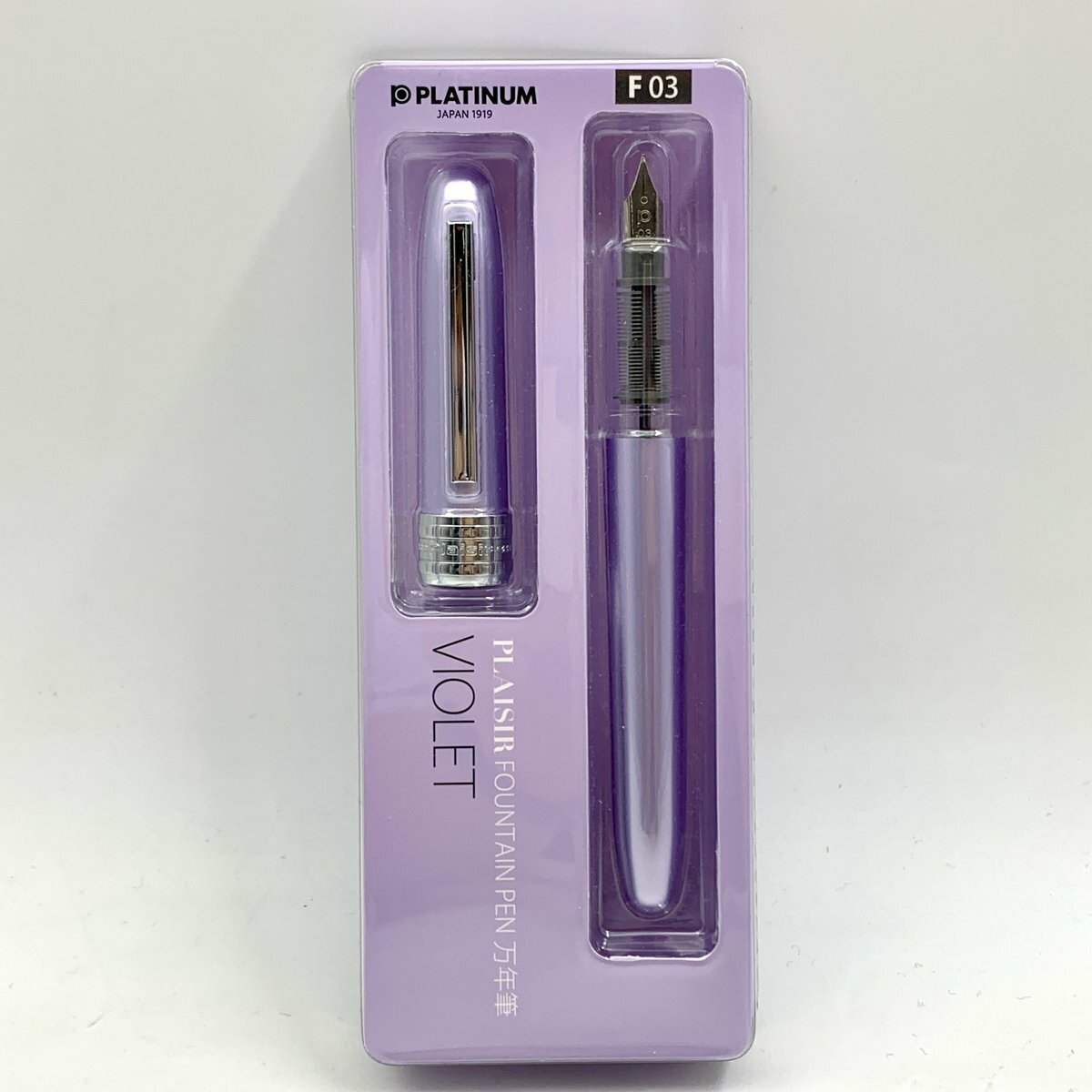 白金 - 日本 PLATINUM Plaisir 金屬桿鋼筆禮盒裝, 0.3mm 附黑色墨水 #PGB-1000-28《香港行貨》- 1 支