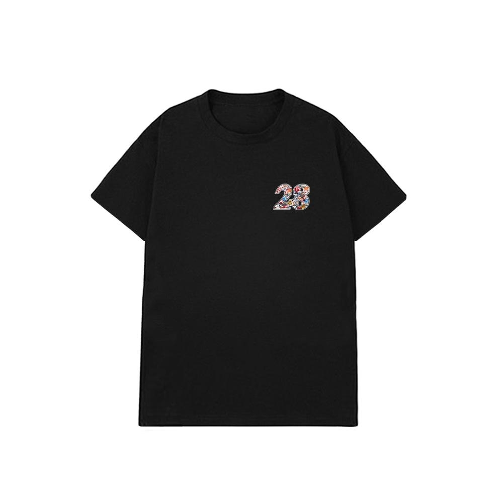 XCTRL 平成28年日式爆炸貼短T-黑