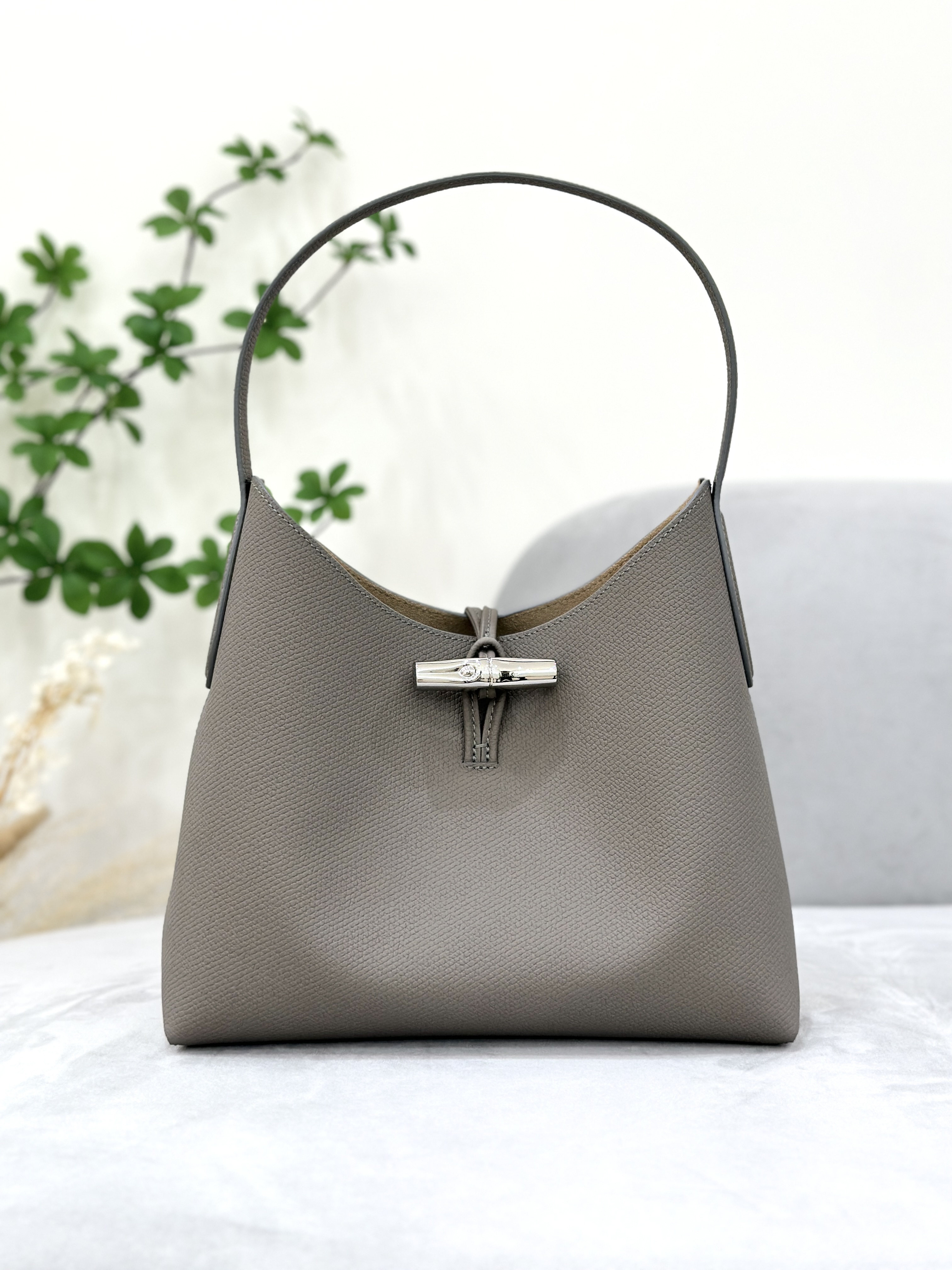 LONGCHAMP Le Roseau M Hobo Bag