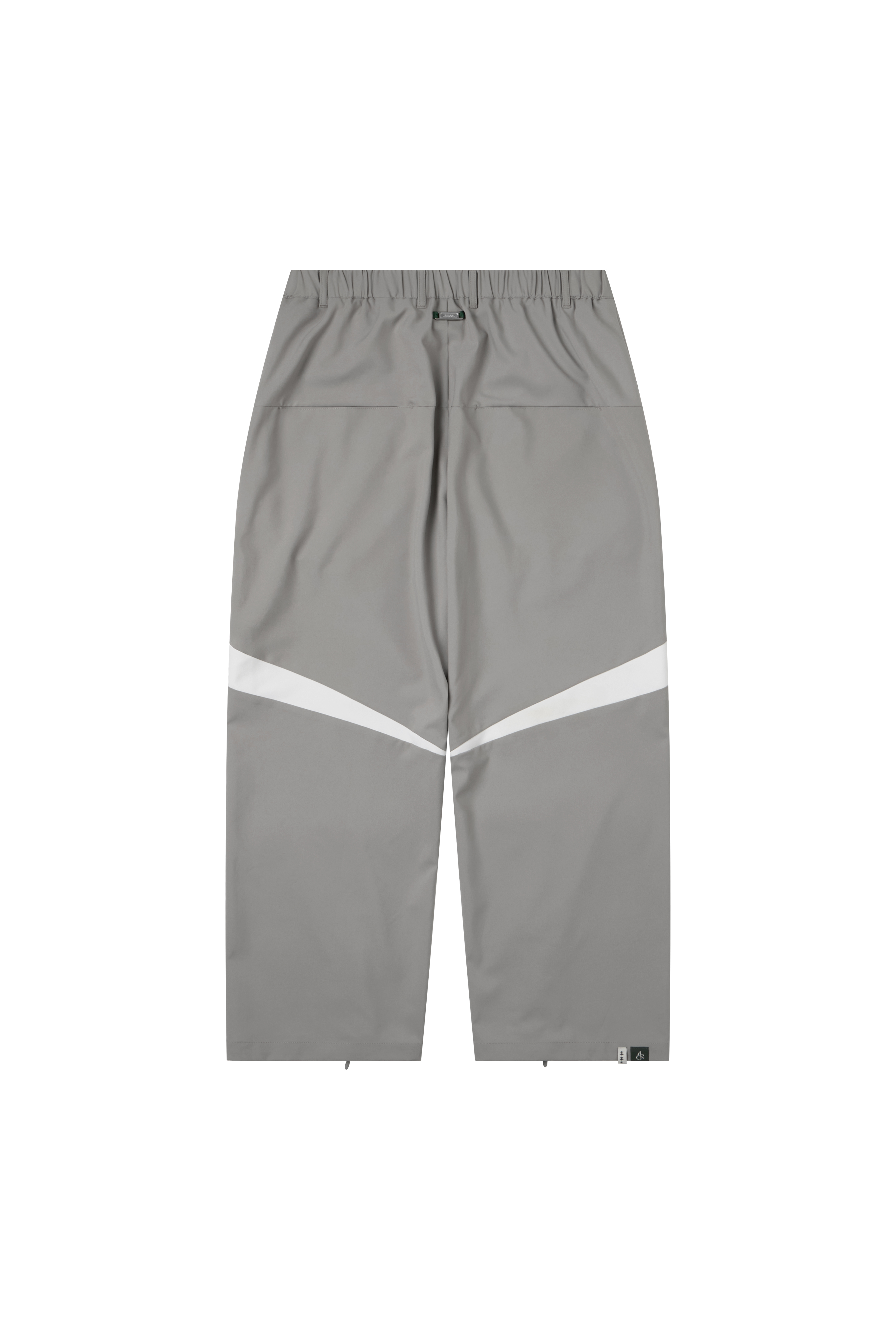 CURVED SPLICING TROUSERS - GREY