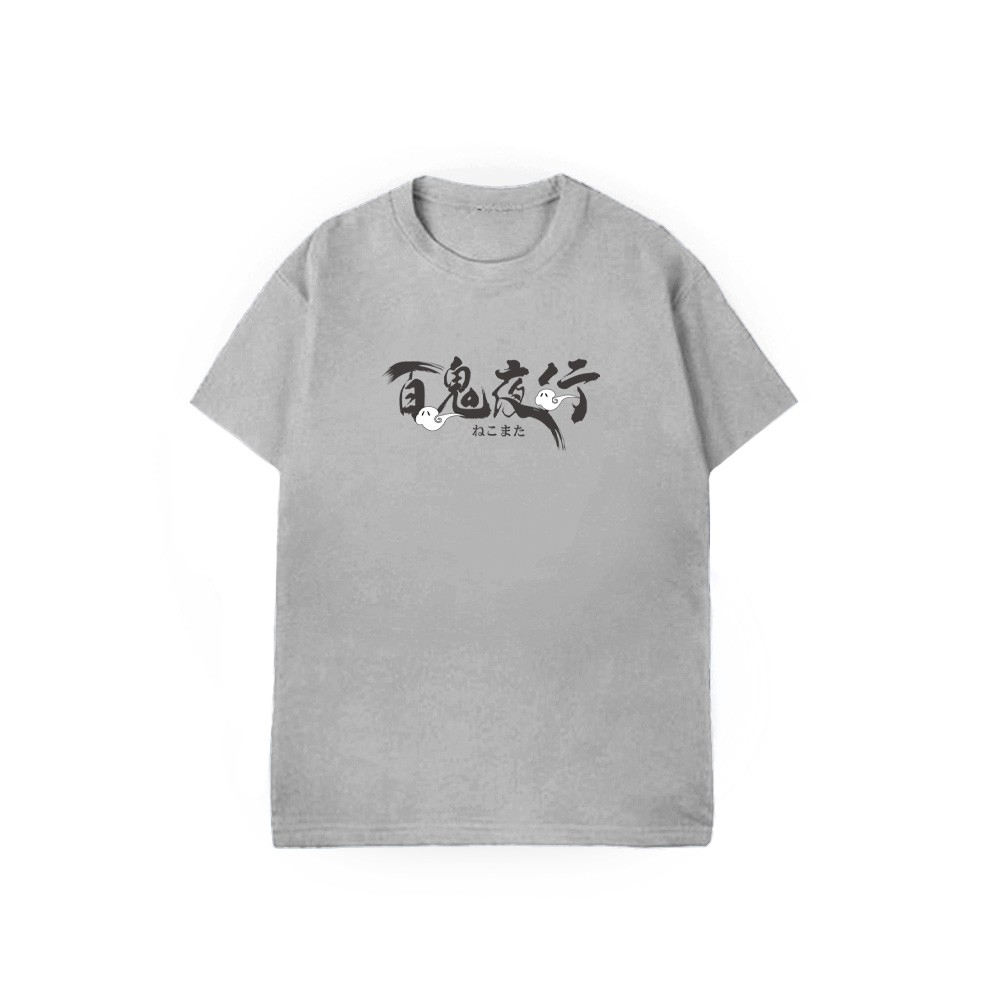 XCTRL 百鬼貓又短T-灰