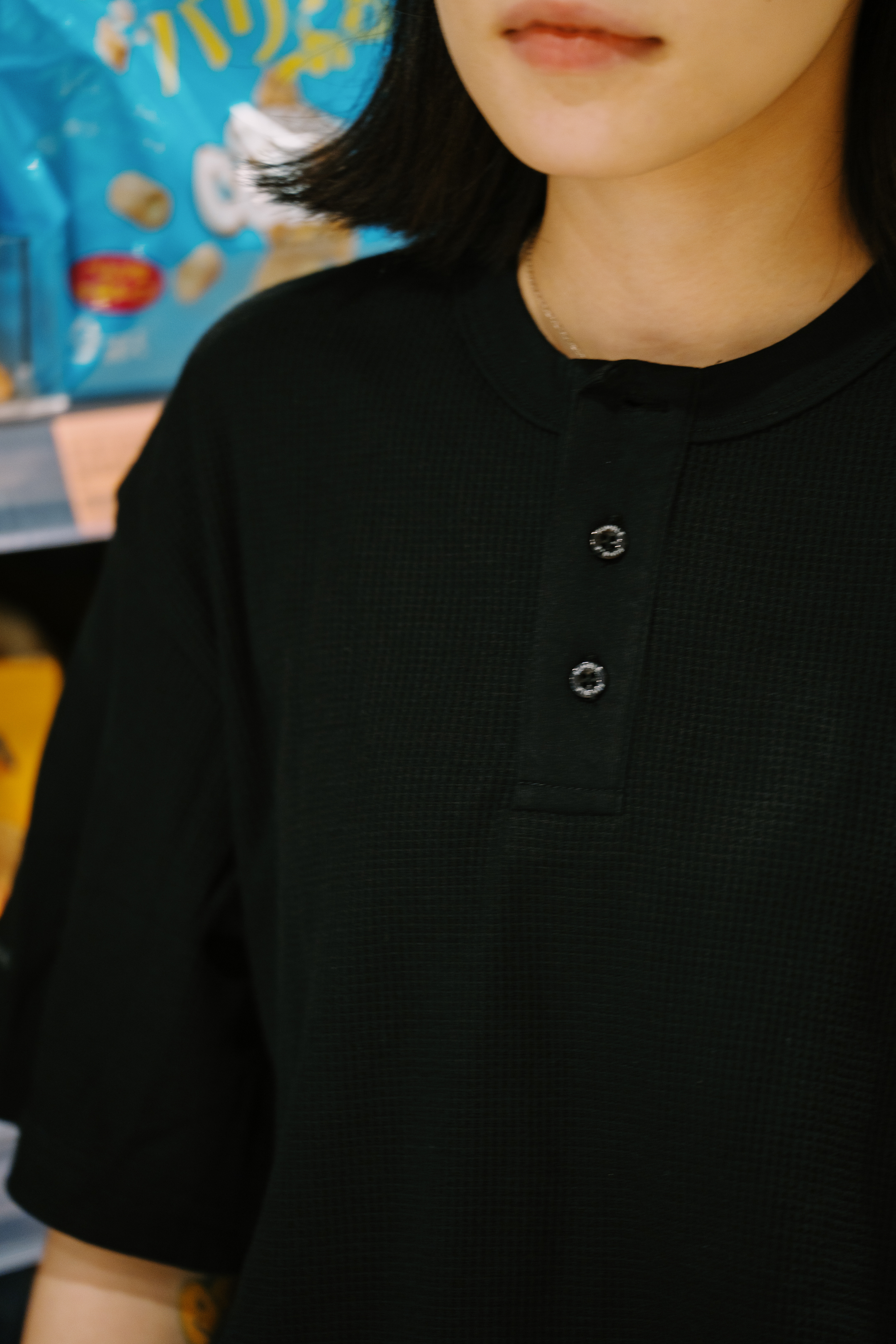 Fumble 圓腳華夫格亨利領日常服