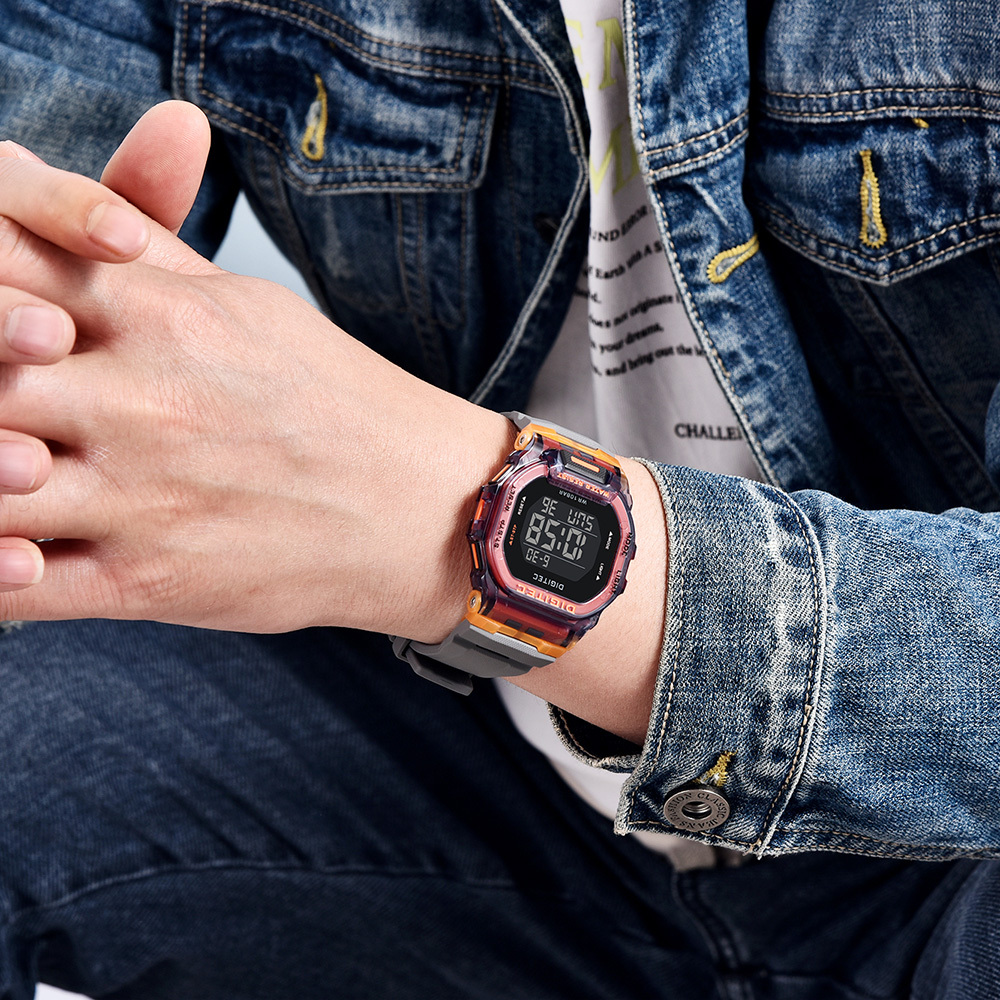 【DIGITEC 數碼科技】 DG-5169T 繽紛色彩 百搭 電子錶