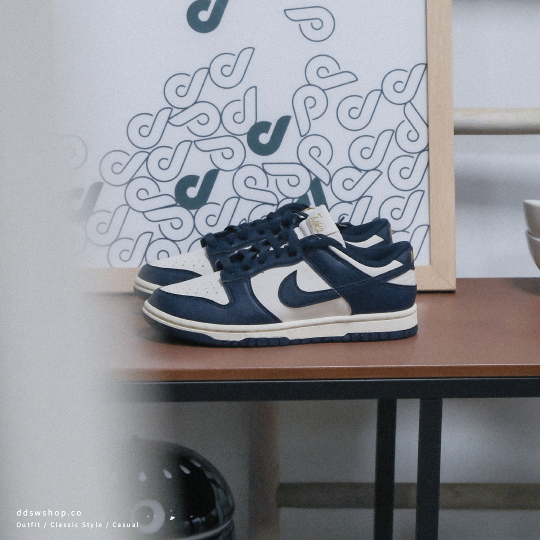 Nike Dunk Low Next Nature "Olympic" 午夜藍 環保材質 女鞋
