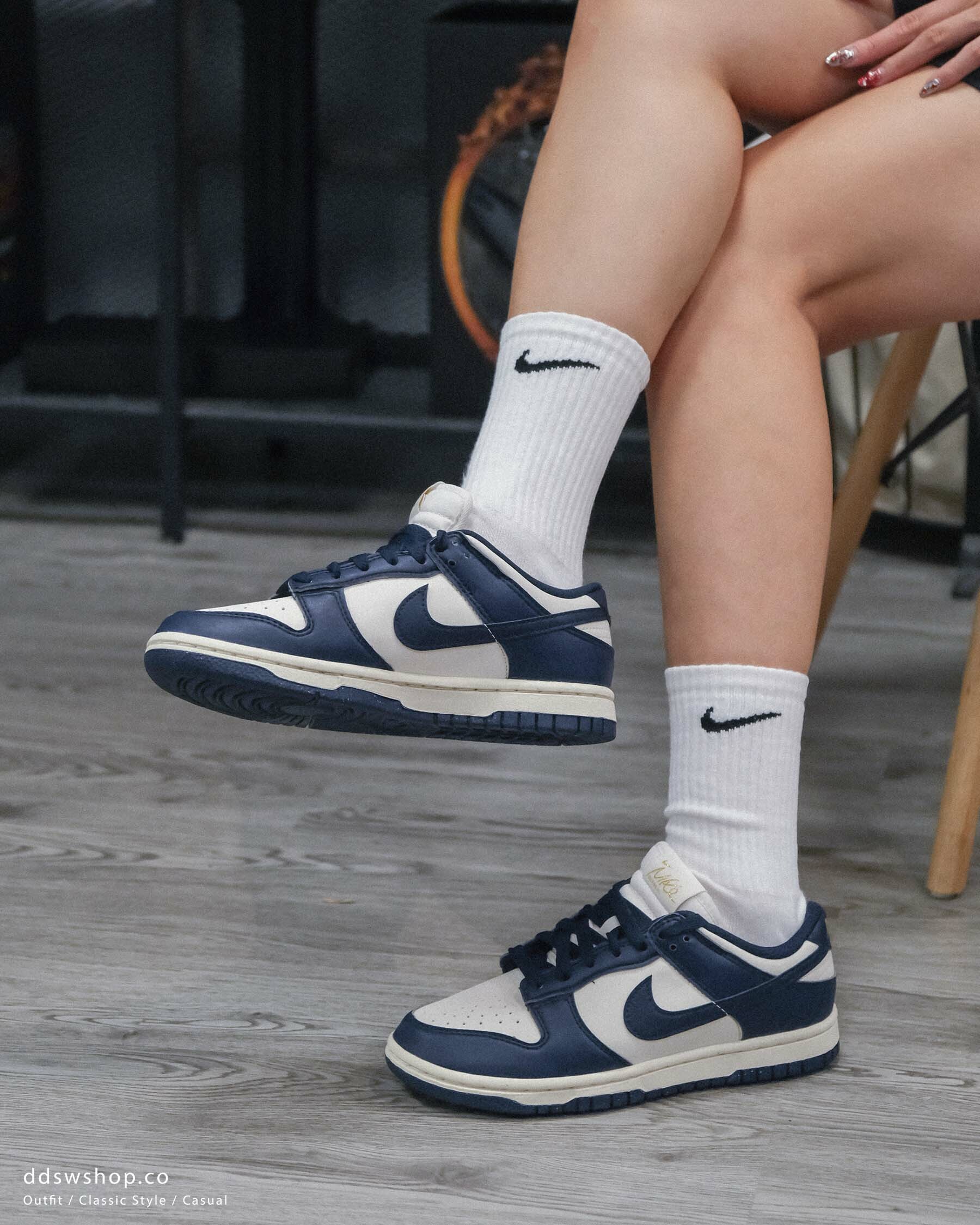Nike Dunk Low Next Nature "Olympic" 午夜藍 環保材質 女鞋