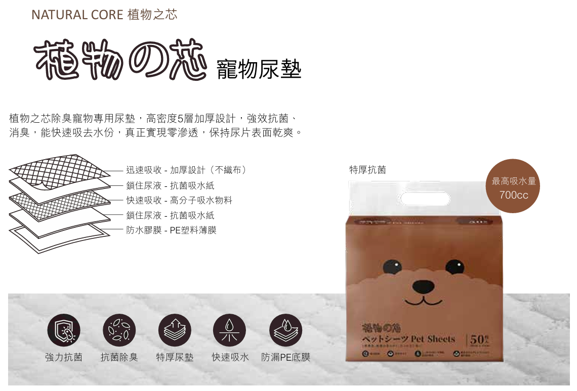 植物之芯 寵物尿墊