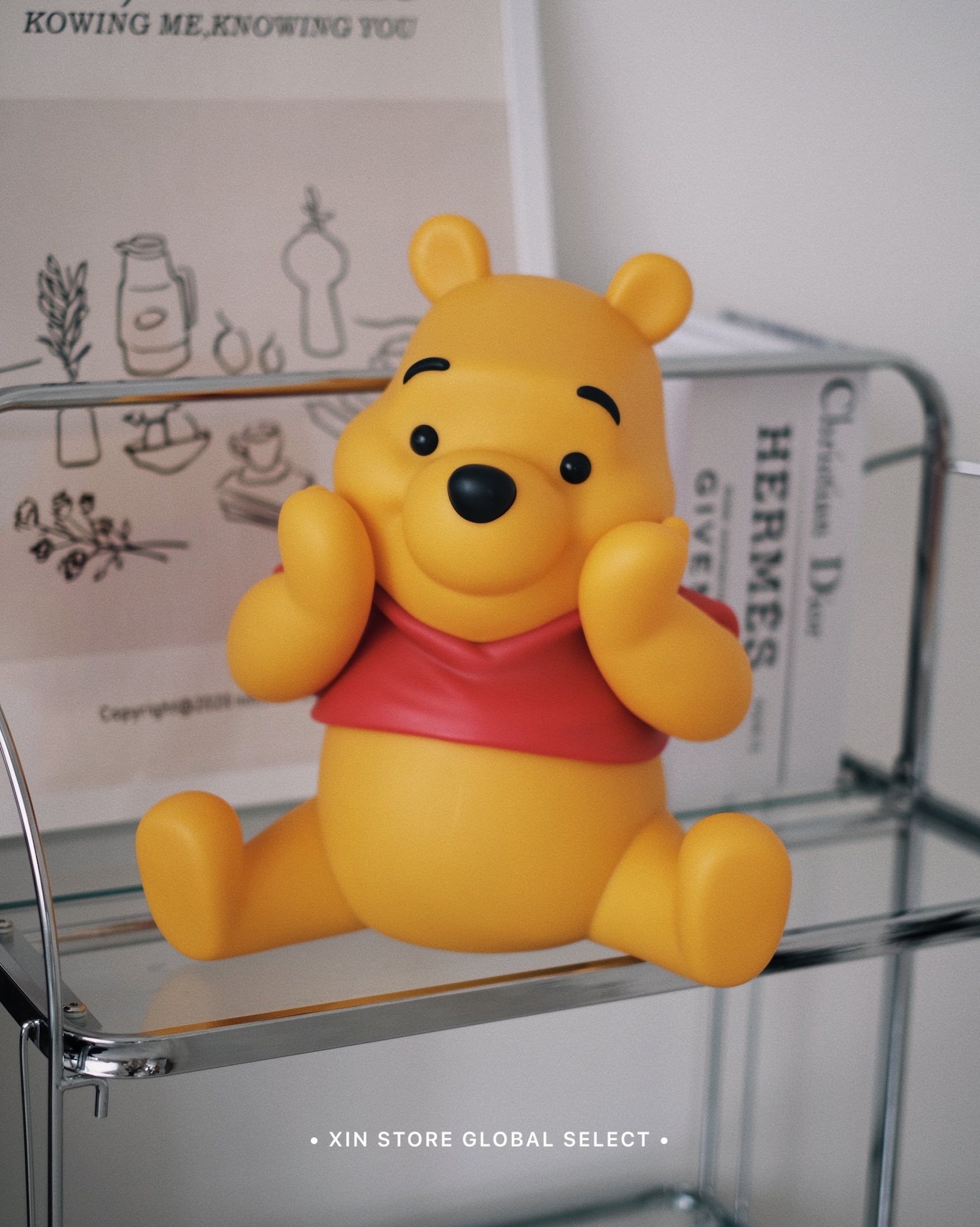 小熊維尼  Winnie the Pooh 迪士尼系列 正版授權 夜燈 公仔