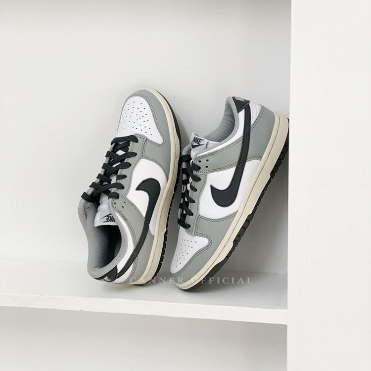 NIKE Dunk Low Light Smoke Grey 灰 奶油底 低筒 休閒鞋 DD1503-117