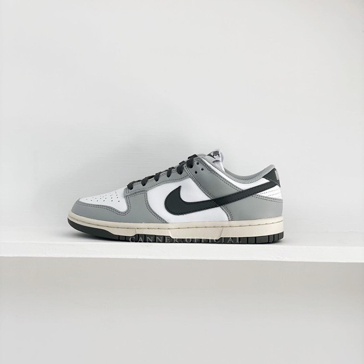 NIKE Dunk Low Light Smoke Grey 灰 奶油底 低筒 休閒鞋 DD1503-117
