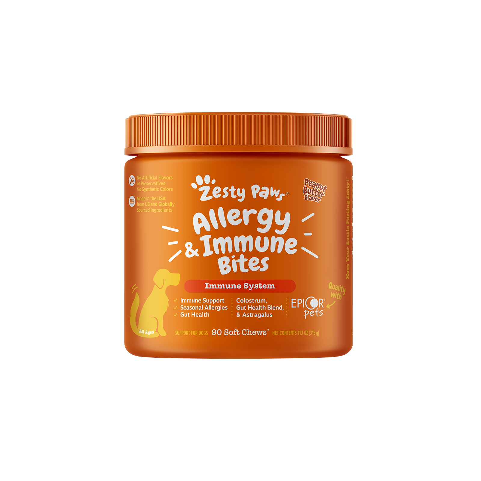 Zesty Paws 犬用抗敏免疫咀嚼軟粒