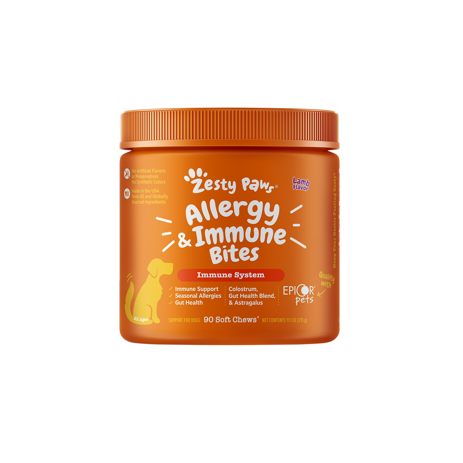 Zesty Paws 犬用抗敏免疫咀嚼軟粒