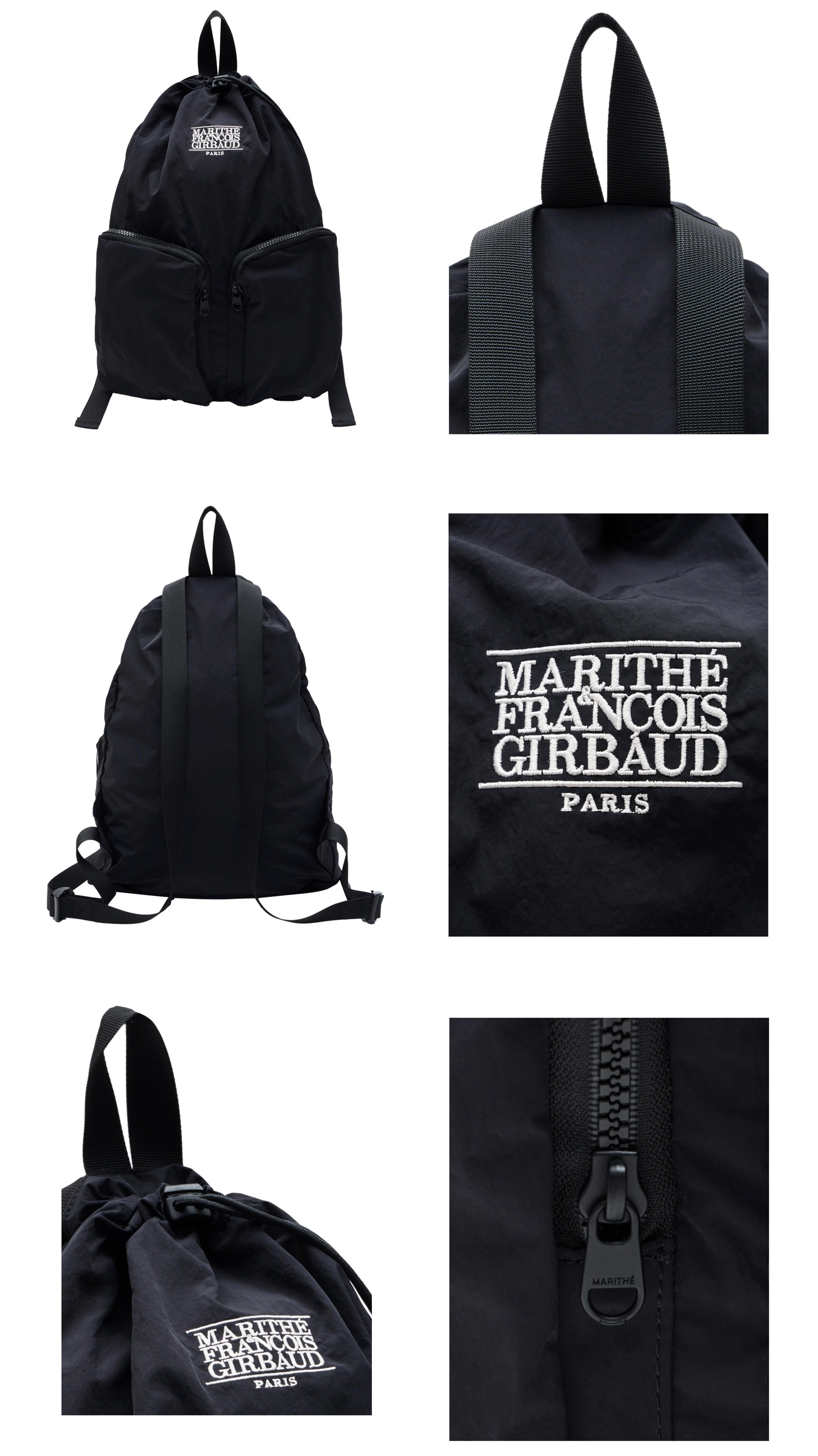 ★Marithe + Francois Girbaud★ CLASSIC LOGO MINI BACKPACK bl LET'SHOP AROUND | 韓國代購| 日本代購| Name : MARITHE