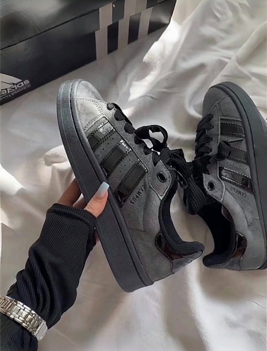 Adidas Originals Campus 00s 麂皮 復古 碳黑 板鞋 HQ9072