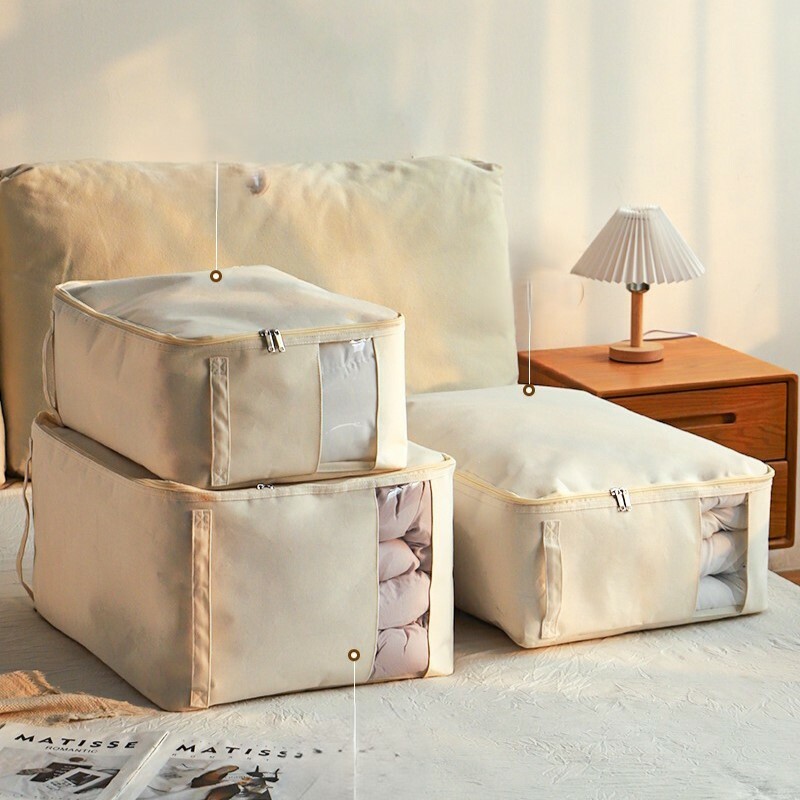 《4472》日式簡約帆布棉被衣物收納袋