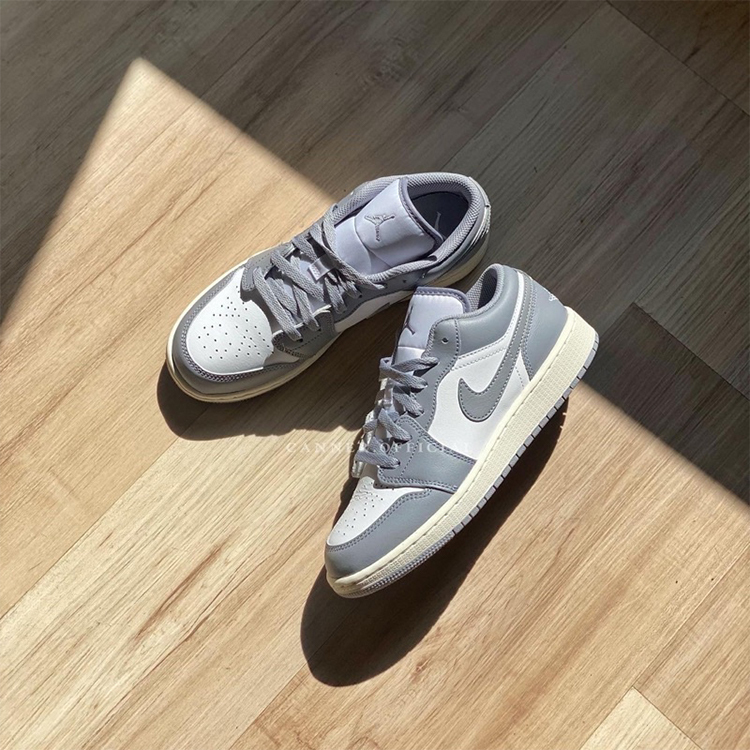 ΑΙR JΟRDΑΝ 1 復古灰 奶油底 淺灰 灰白 煙灰 553560-053 553558-053 男女