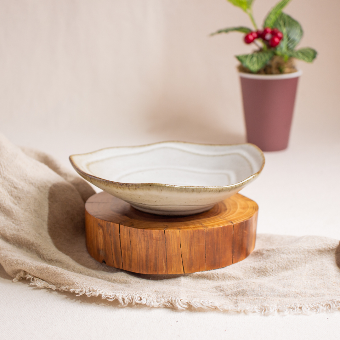 汝窯壺承（二色）