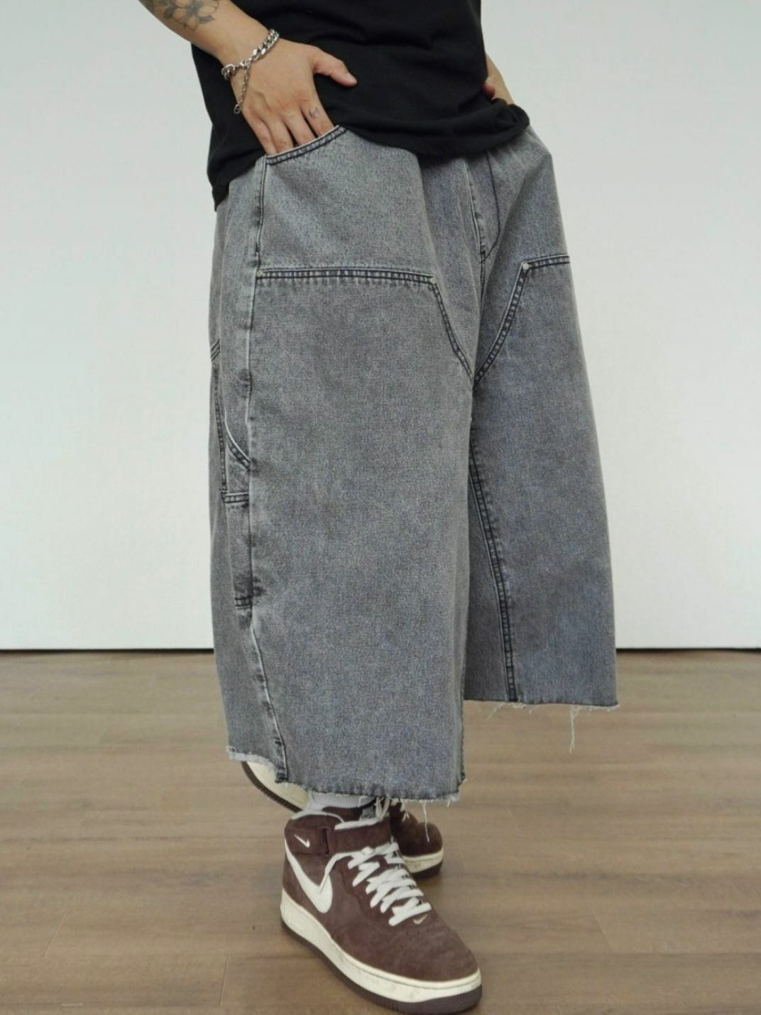 洗水牛仔短褲 P2868