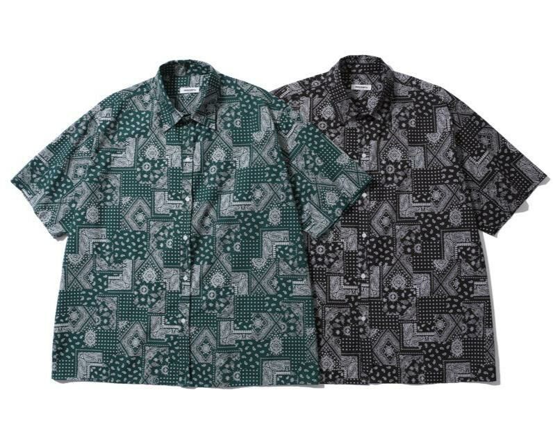 OverSize腰果花圖案短袖恤衫 S2245