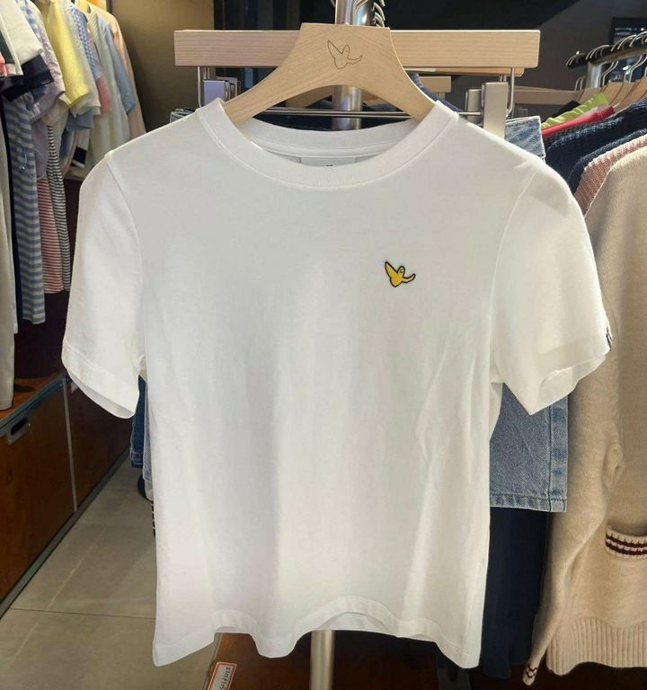 KR 韓國 What It Isnt 小飛人刺繡章T-Shirt (K7/BR713)