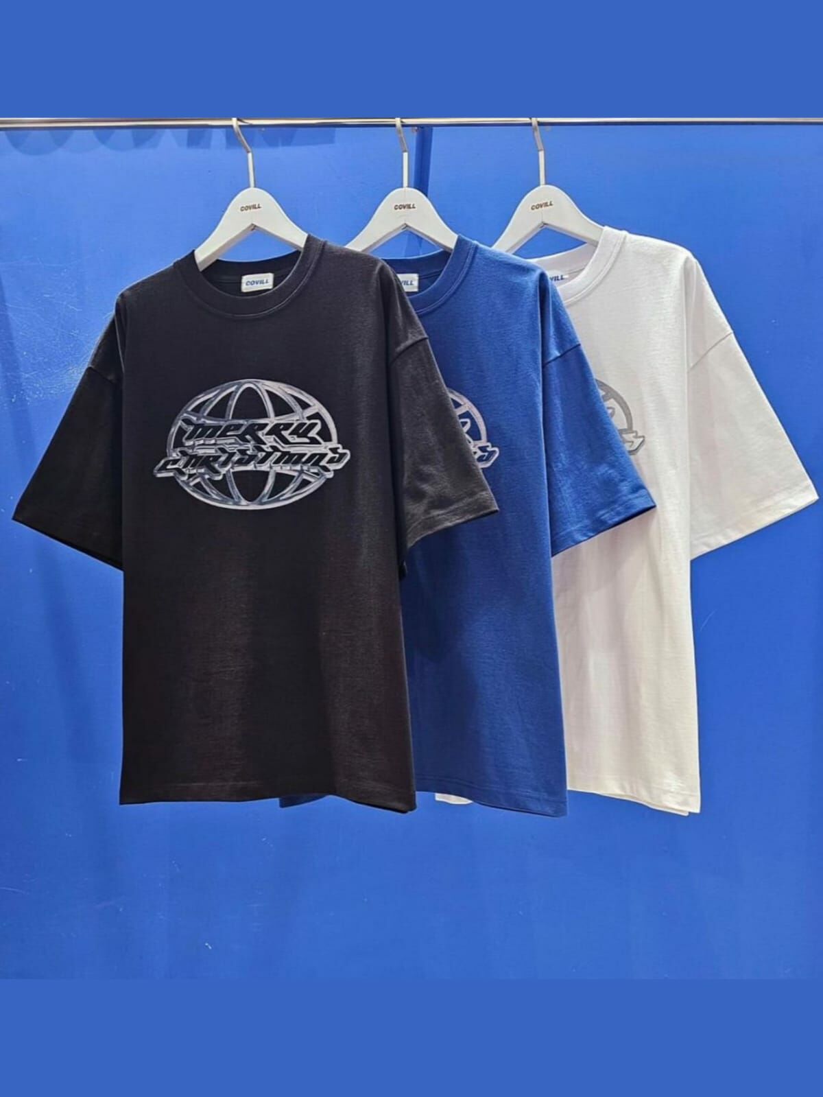 英文字圖案短袖Tee COVILL-113T