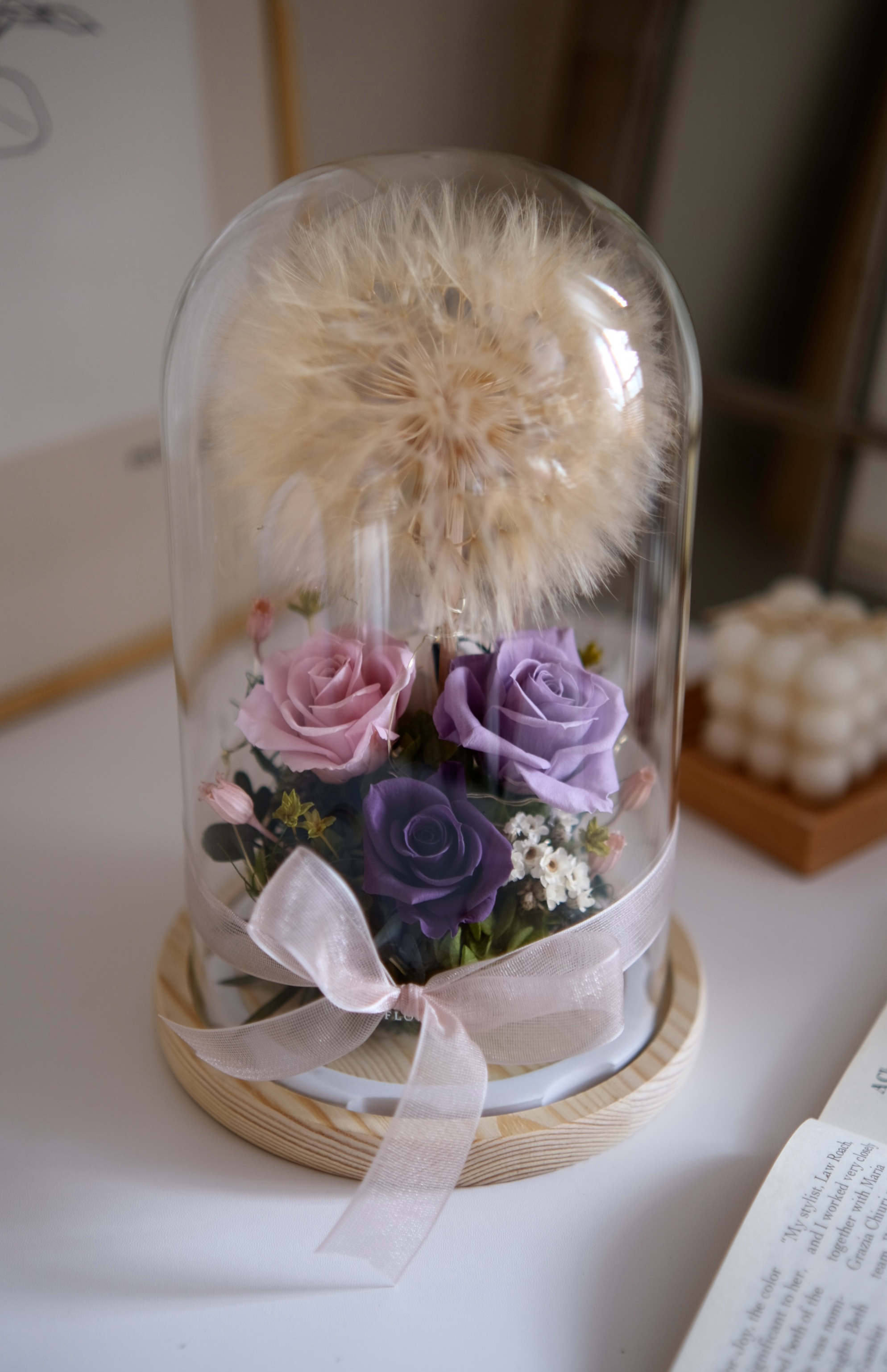 巨型蒲公英玫瑰花園（紫粉色系）