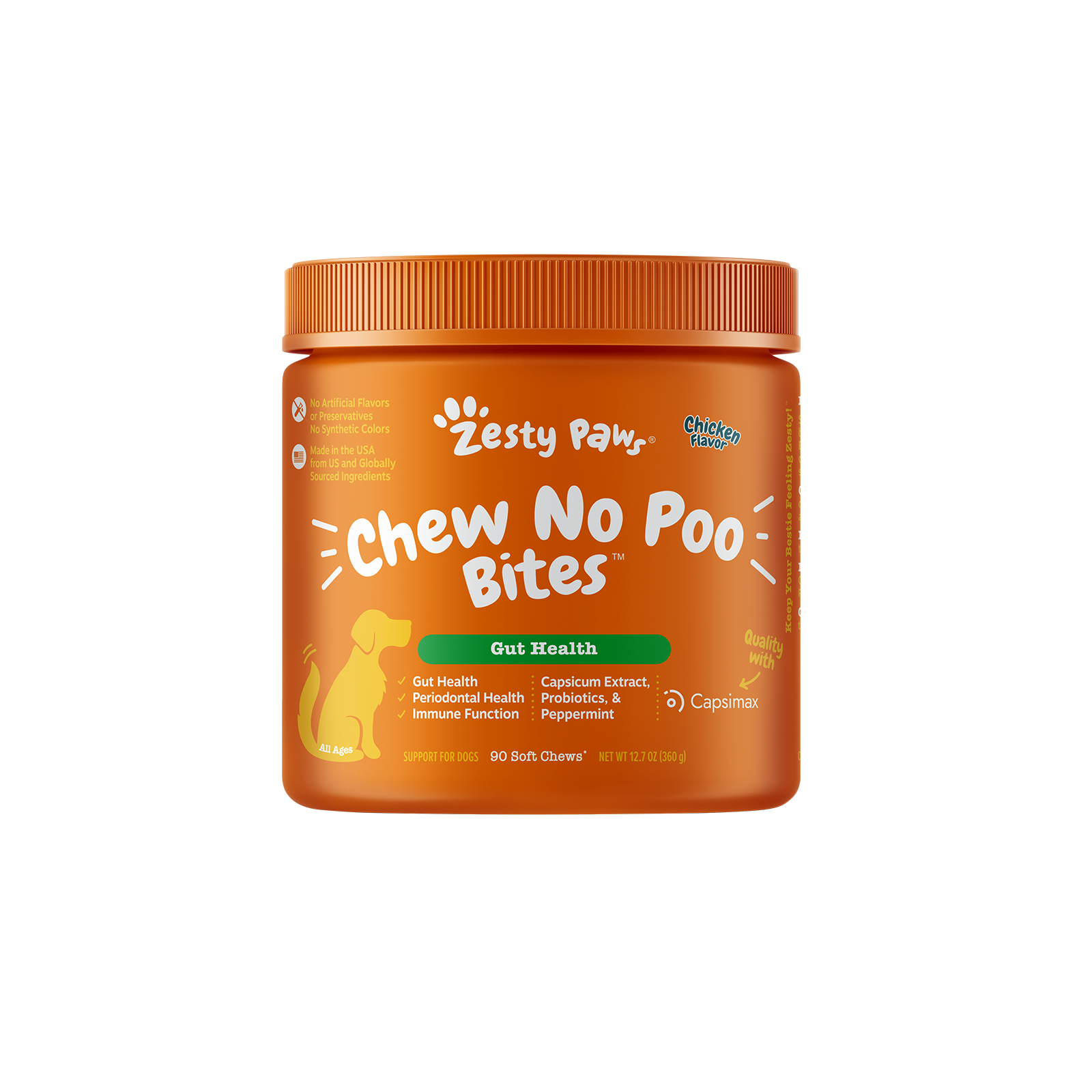 Zesty Paws 犬用防吃便便咀嚼軟粒