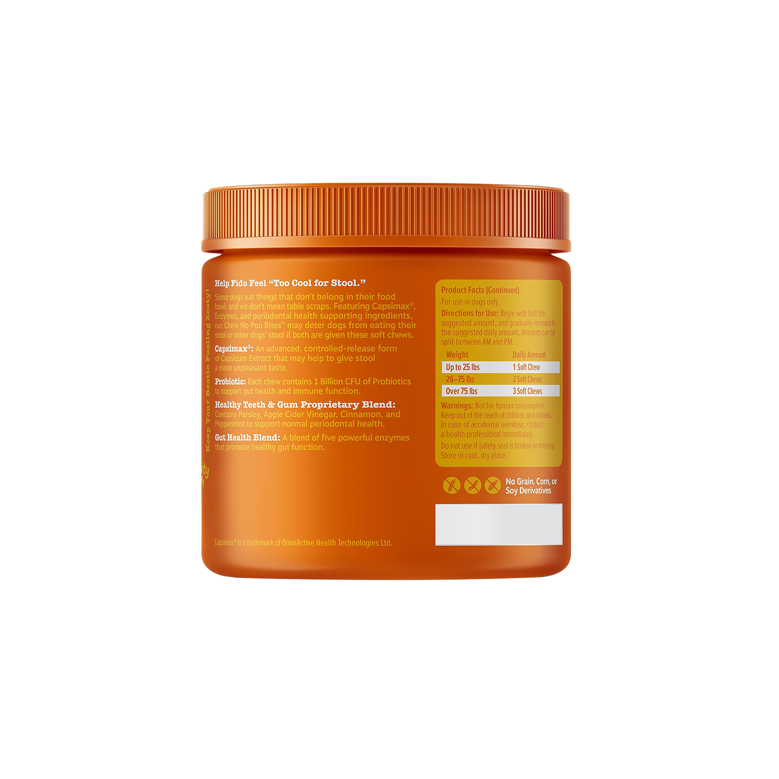 Zesty Paws 犬用防吃便便咀嚼軟粒