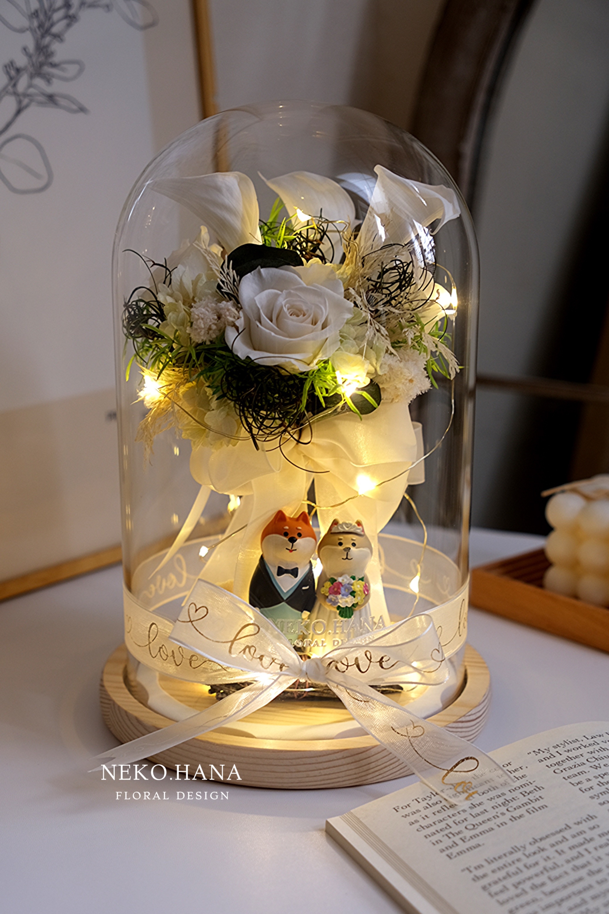 永生海芋大花盅（柴犬版）