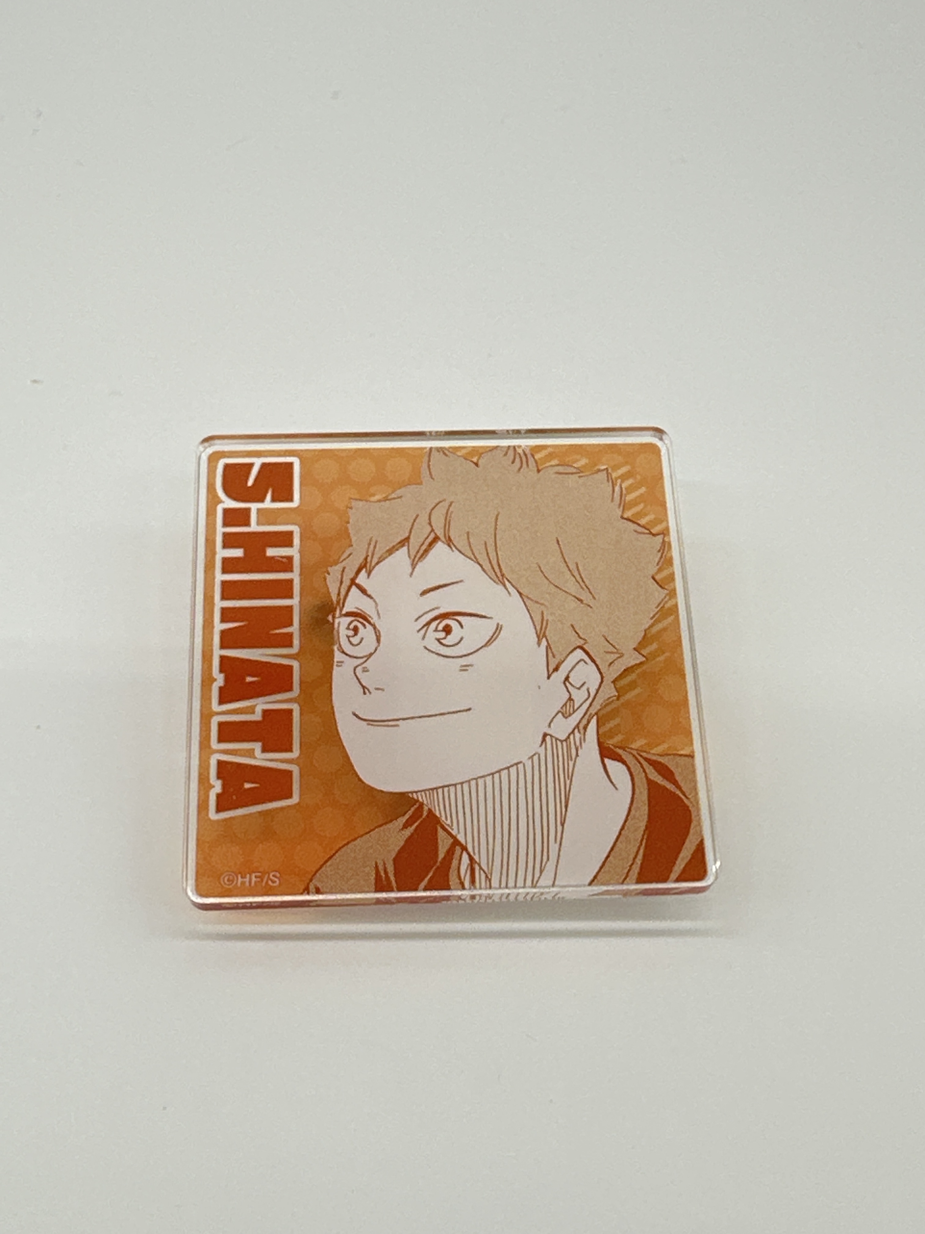 排球少年展 現貨 日向翔陽 原畫正方形亞加力襟章夾