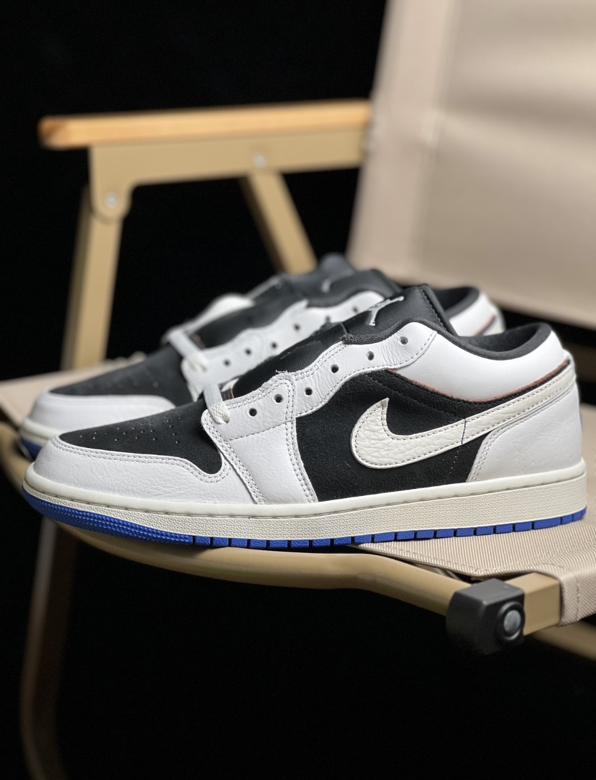Nike Air Jordan 1 AJ1 Quai 54 白黑色 皮革 拼接 男款 HQ0764-001/預購