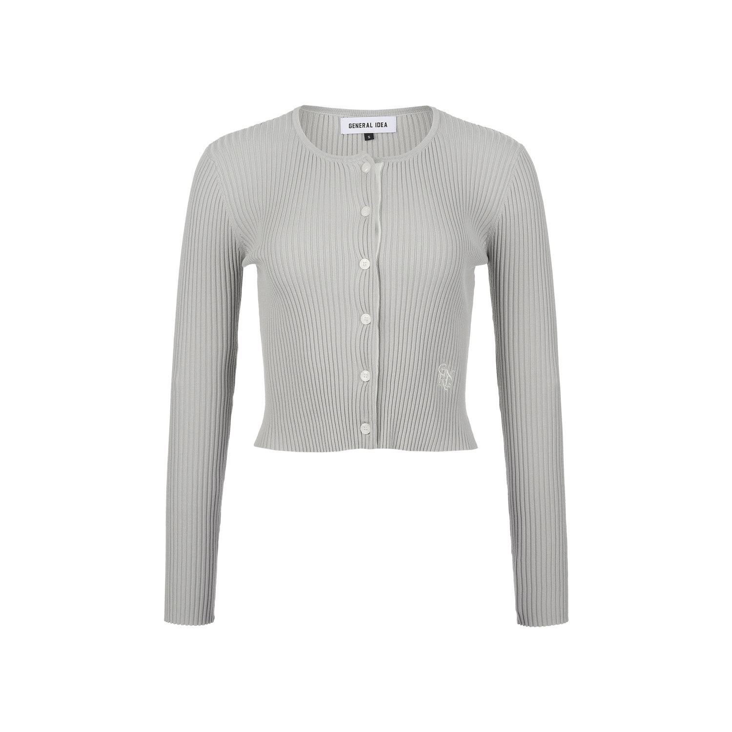 [GENERAL IDEA] RIBBED CARDIGAN