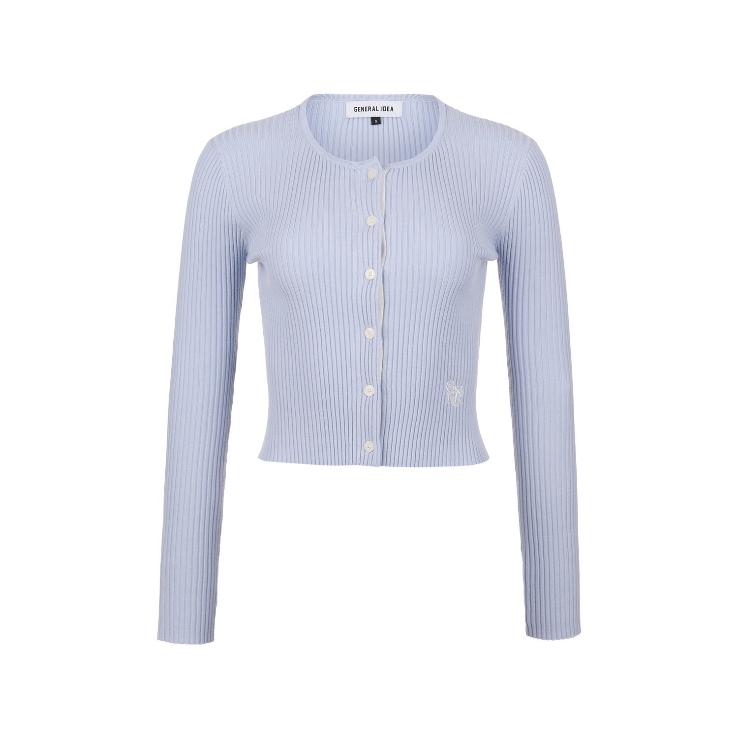 [GENERAL IDEA] RIBBED CARDIGAN