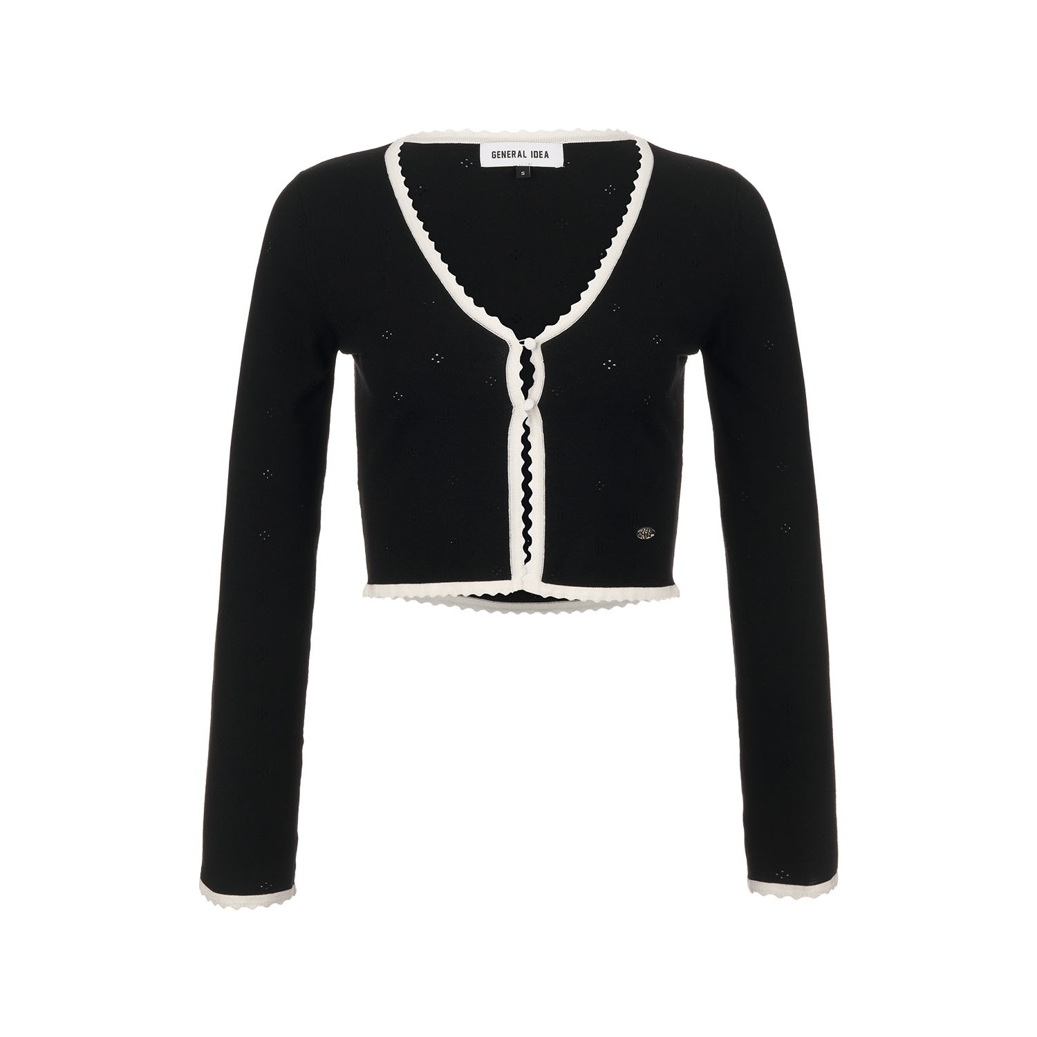 [GENERAL IDEA] LACE CROP CARDIGAN