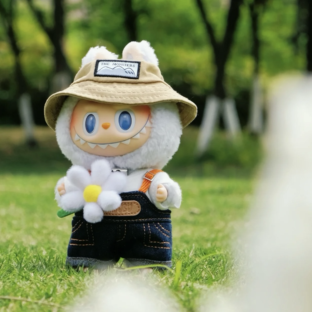 Lisa 同款✨>LABUBU FALL IN WILD春天野在家系列公仔吊飾泡泡瑪