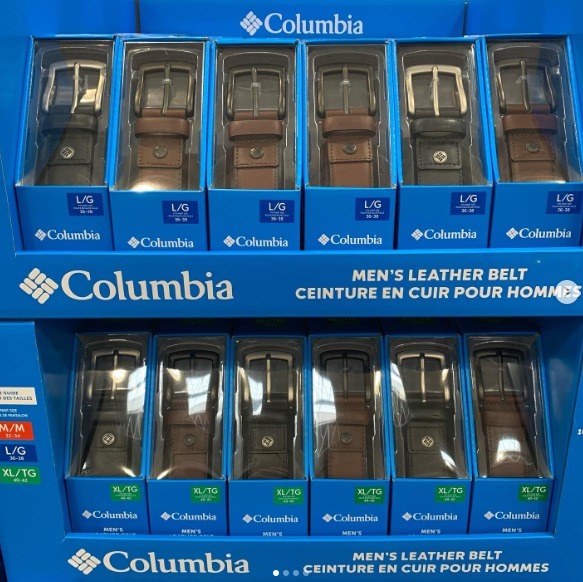 【預購】F071096 Columbia 真皮皮帶