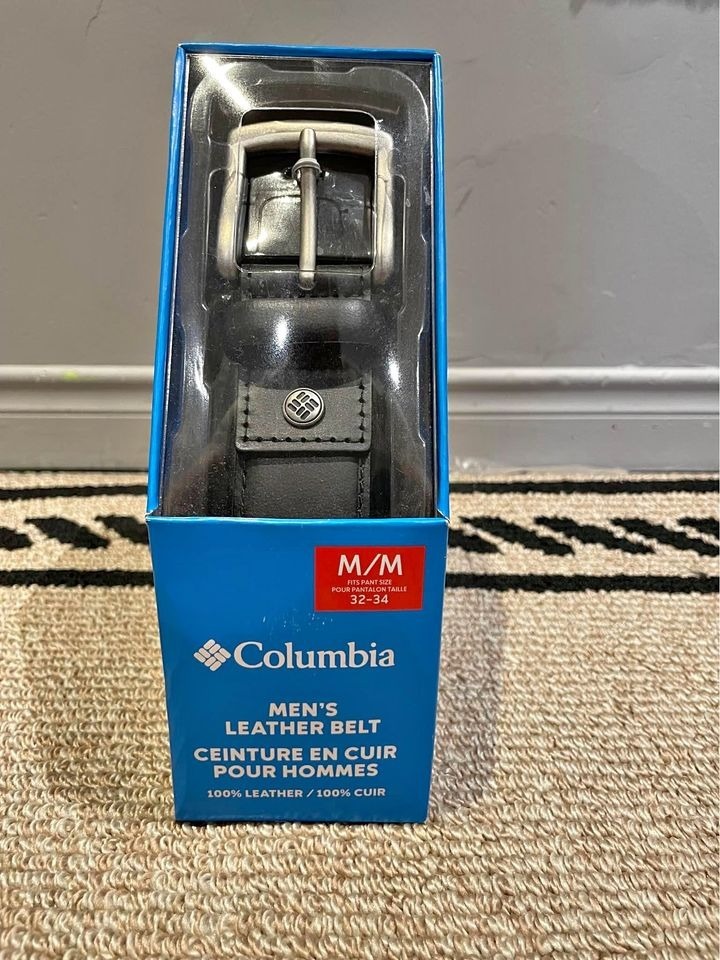 【預購】F071096 Columbia 真皮皮帶