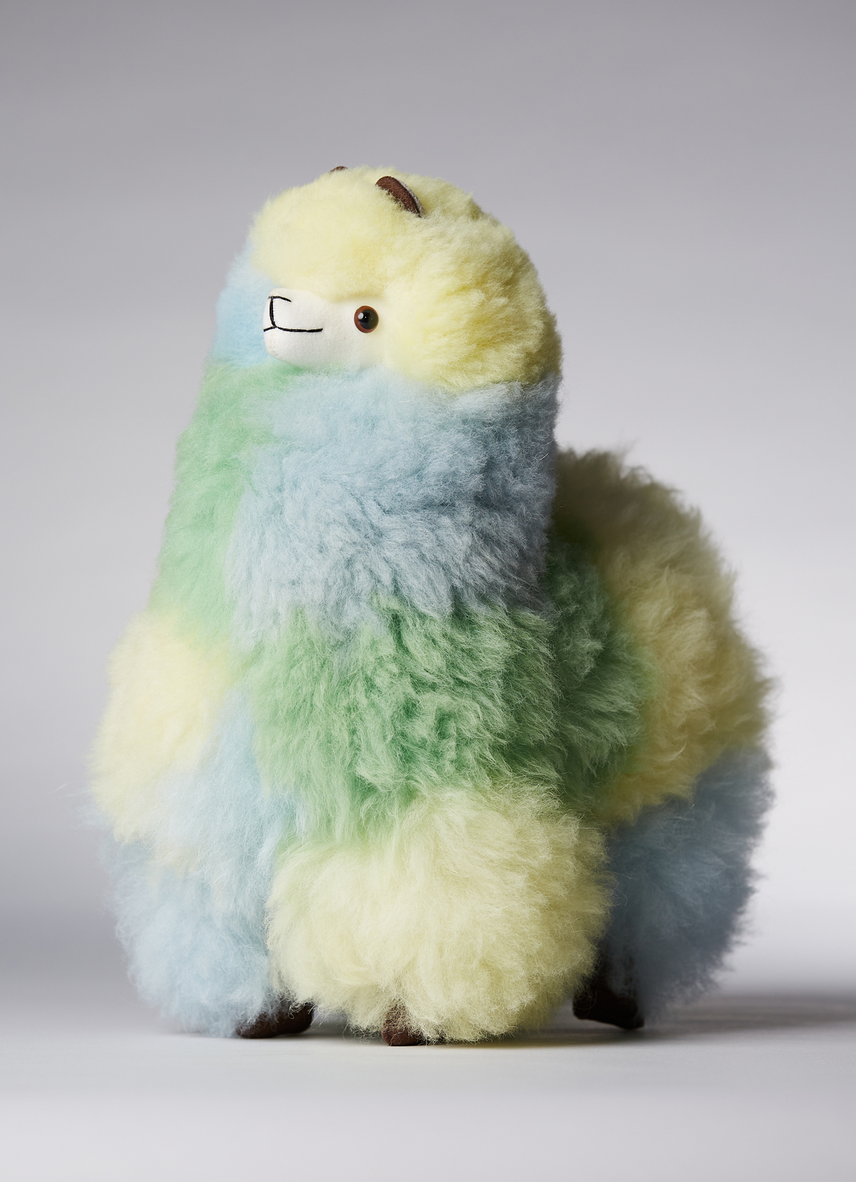 ST.MALO 秘魯工匠手工原生羊駝毛幻彩羊駝32cm-2386UH-幻日叢林