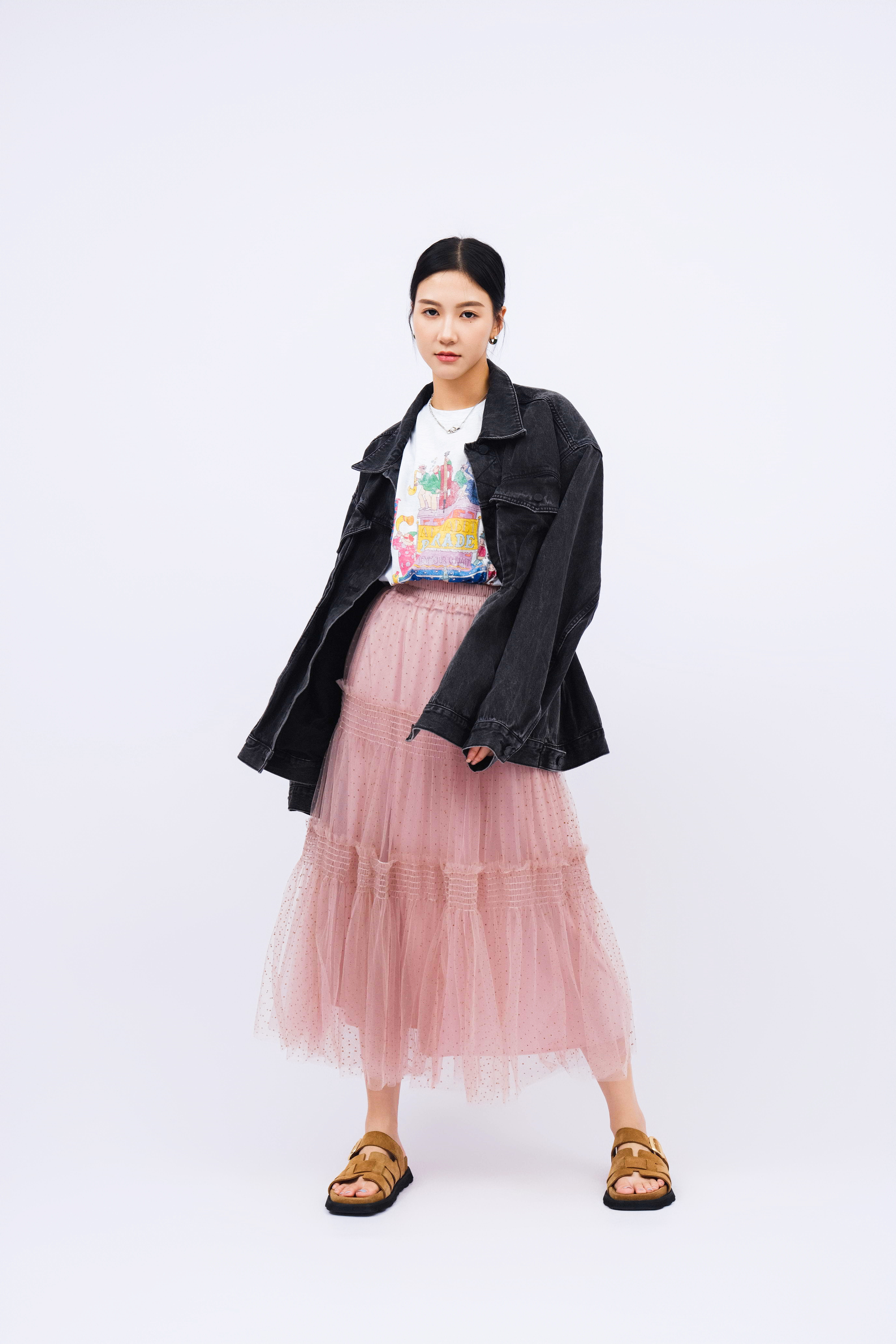 造型 1107（牛仔外套＋Tee）