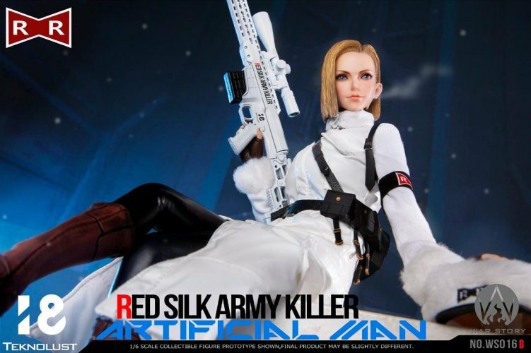訂金] WAR STORY TOYS : 1/6 WS016B 紅綢軍殺手人造人18號豪華版