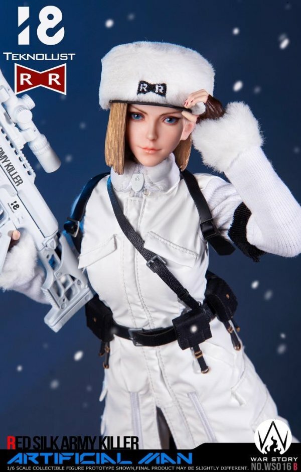 War story ws016b cyber RR DX版 1/6人造人間18号 War story ws016b cyber RR DX版 1/6人造人間18号