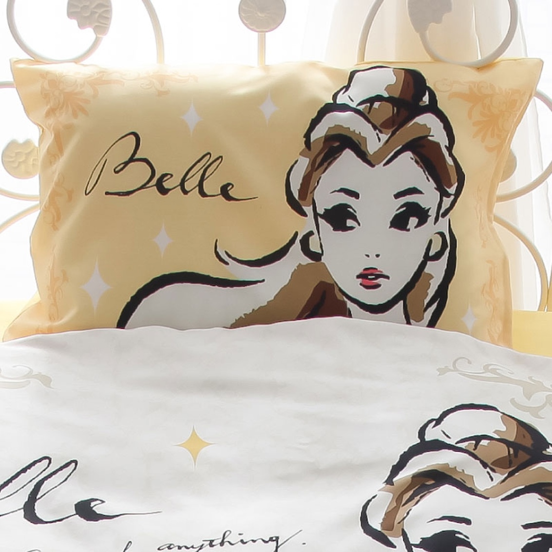 日本 Disney Princess 3 件裝床上套裝 (單人床) - Belle