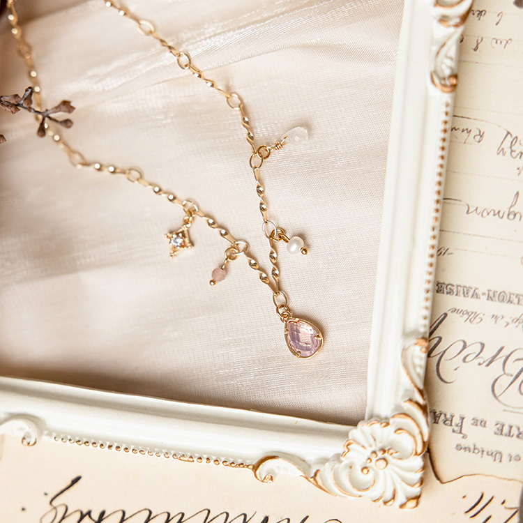 ｜桃花｜昨日印象 · 今日 – 粉晶 – 項鍊