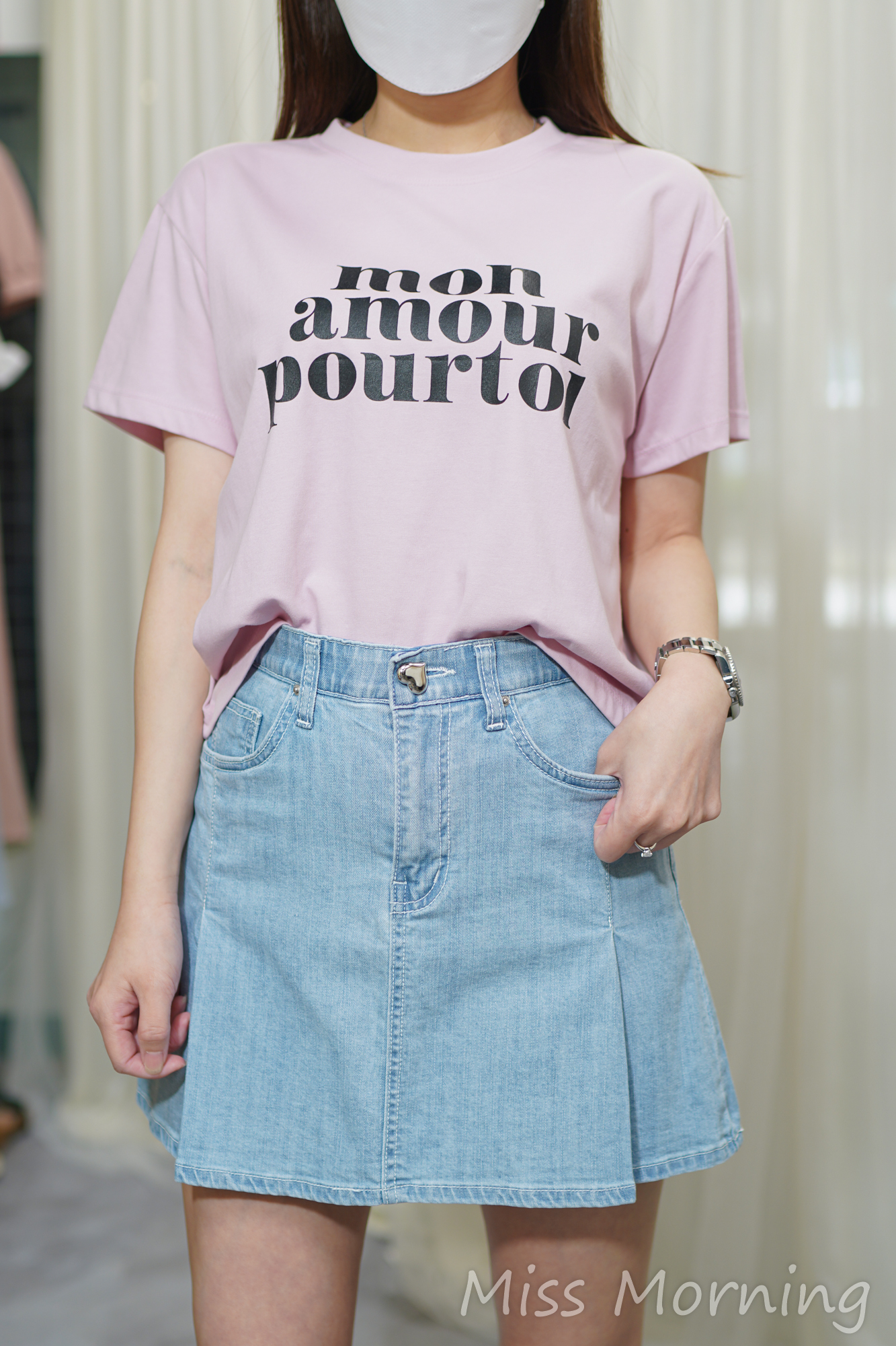 字母款靚棉料短Tee(14045)