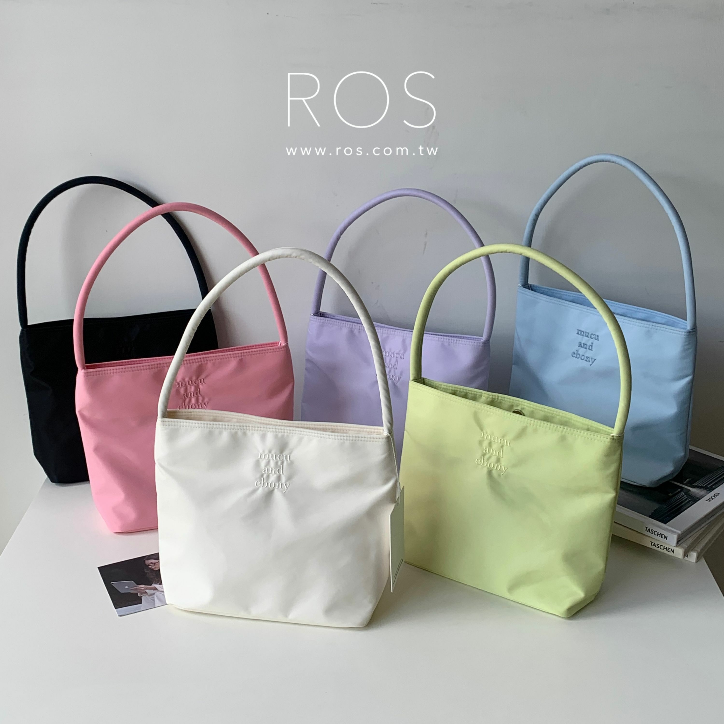 mucu and ebony 尼龍包 (6colors)
