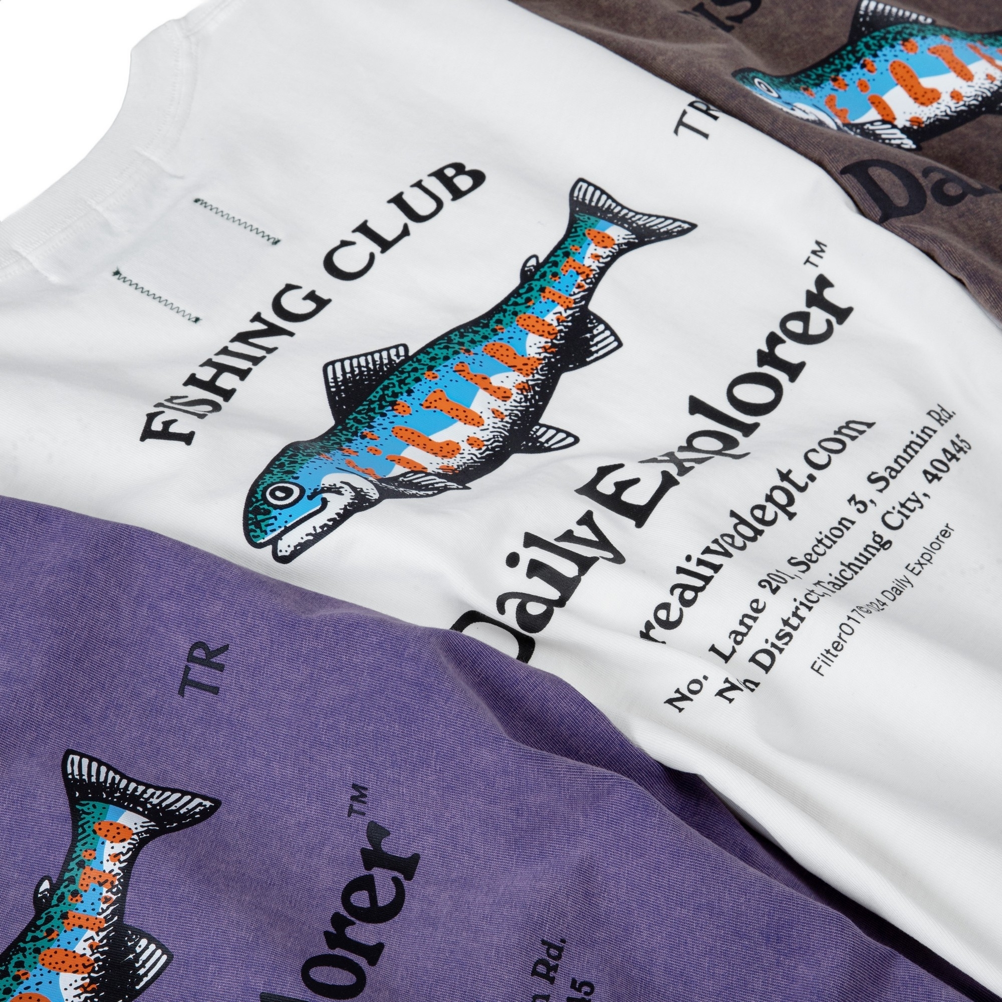 FILTER017® Daily Explorer™ 釣魚俱樂部洗舊短Tee 2色