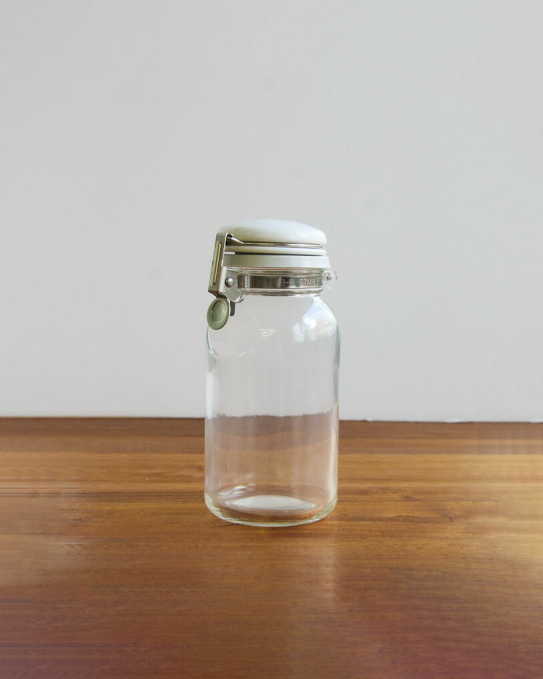 單手一按即開玻璃保存瓶 醬油瓶 300ml｜日本星硝