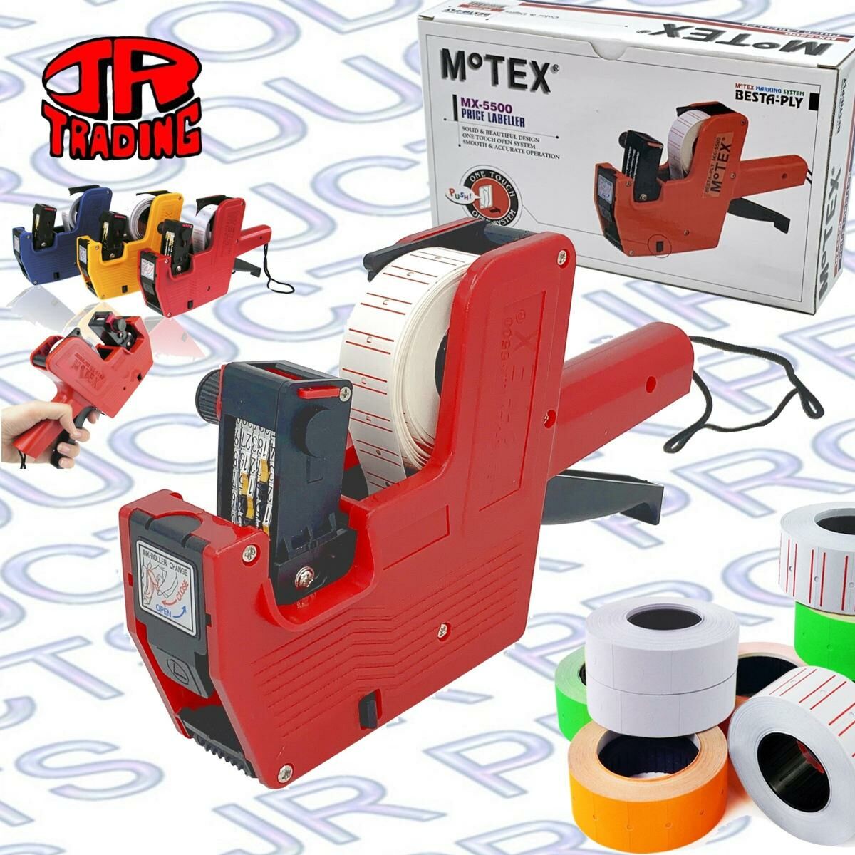 摩戴舒 - 韓國 MoTEX® MX-5500 標價槍/銀碼機/價錢槍, 8位數《香港行貨》- 1 部