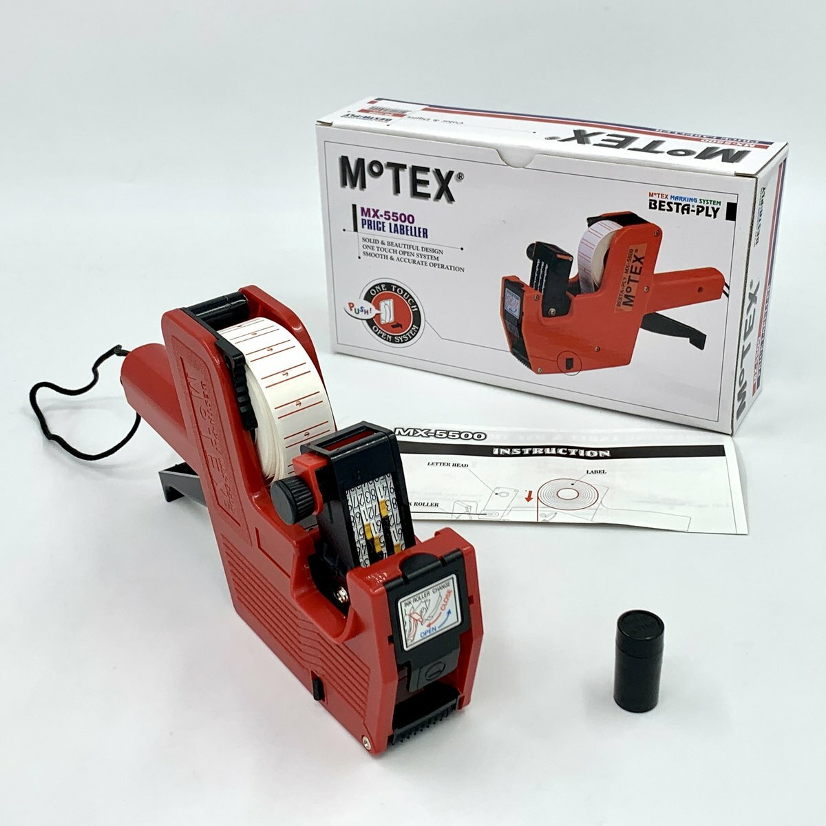 摩戴舒 - 韓國 MoTEX® MX-5500 標價槍/銀碼機/價錢槍, 8位數《香港行貨》- 1 部